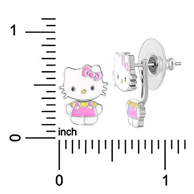 Hello Kitty Front Back Stud Earrings