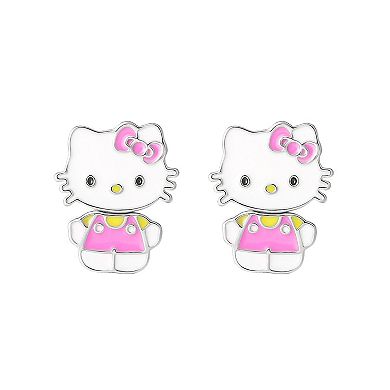 Hello Kitty Front Back Stud Earrings