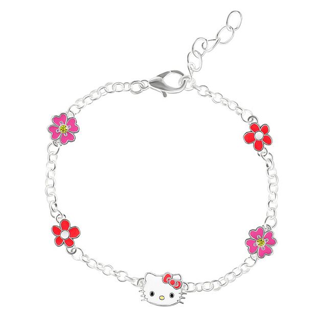 Children's Hello Kitty Station Bracelet 14K Yellow Gold 8