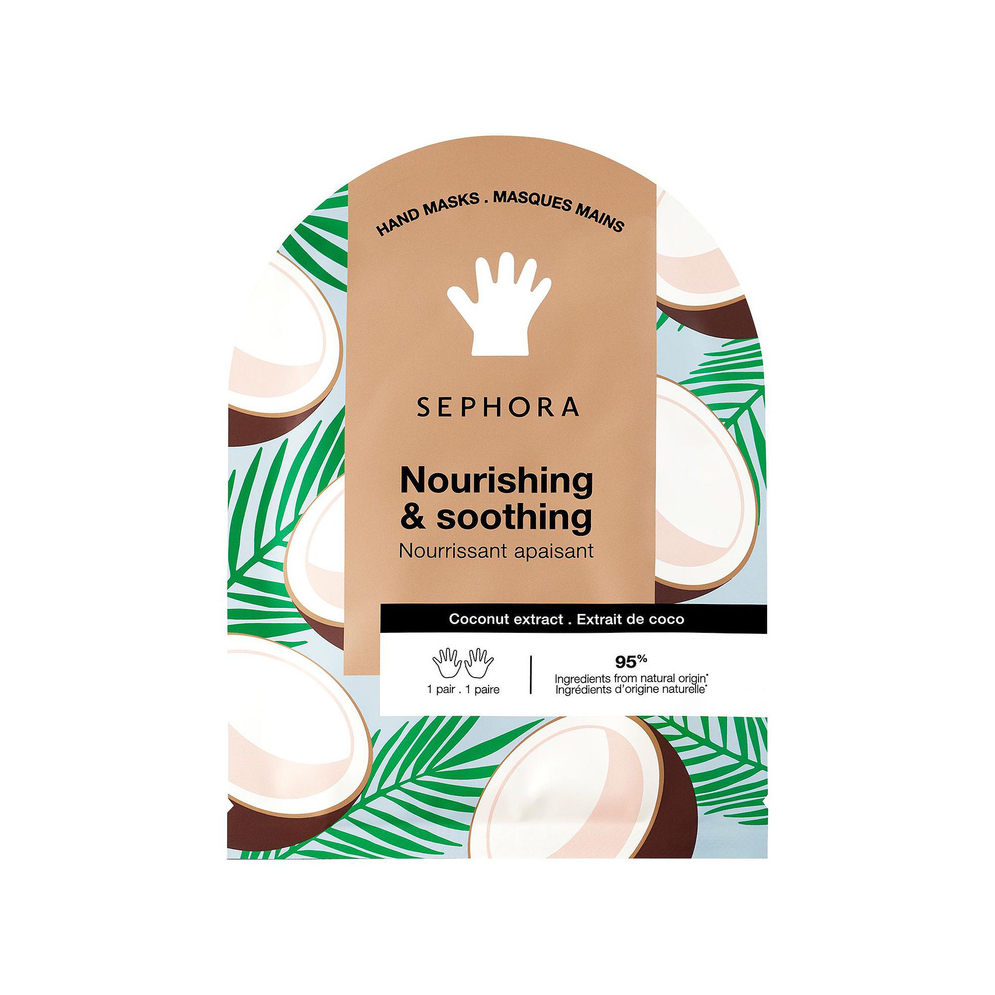 SEPHORA COLLECTION Hydrating Hand Mask in Coconut + Mango, White