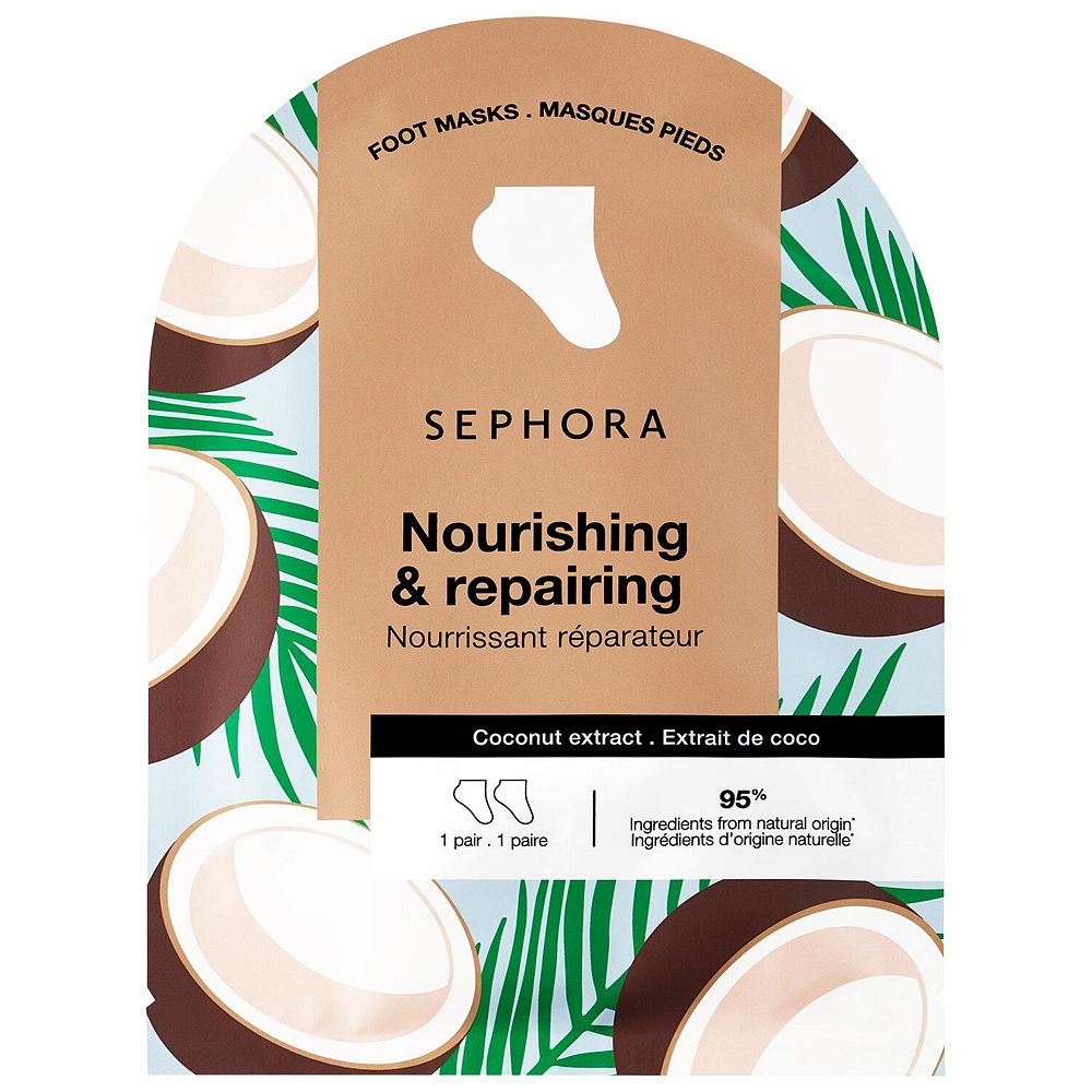Sephora COLLECTION Nourishing Foot Mask In Coconut +