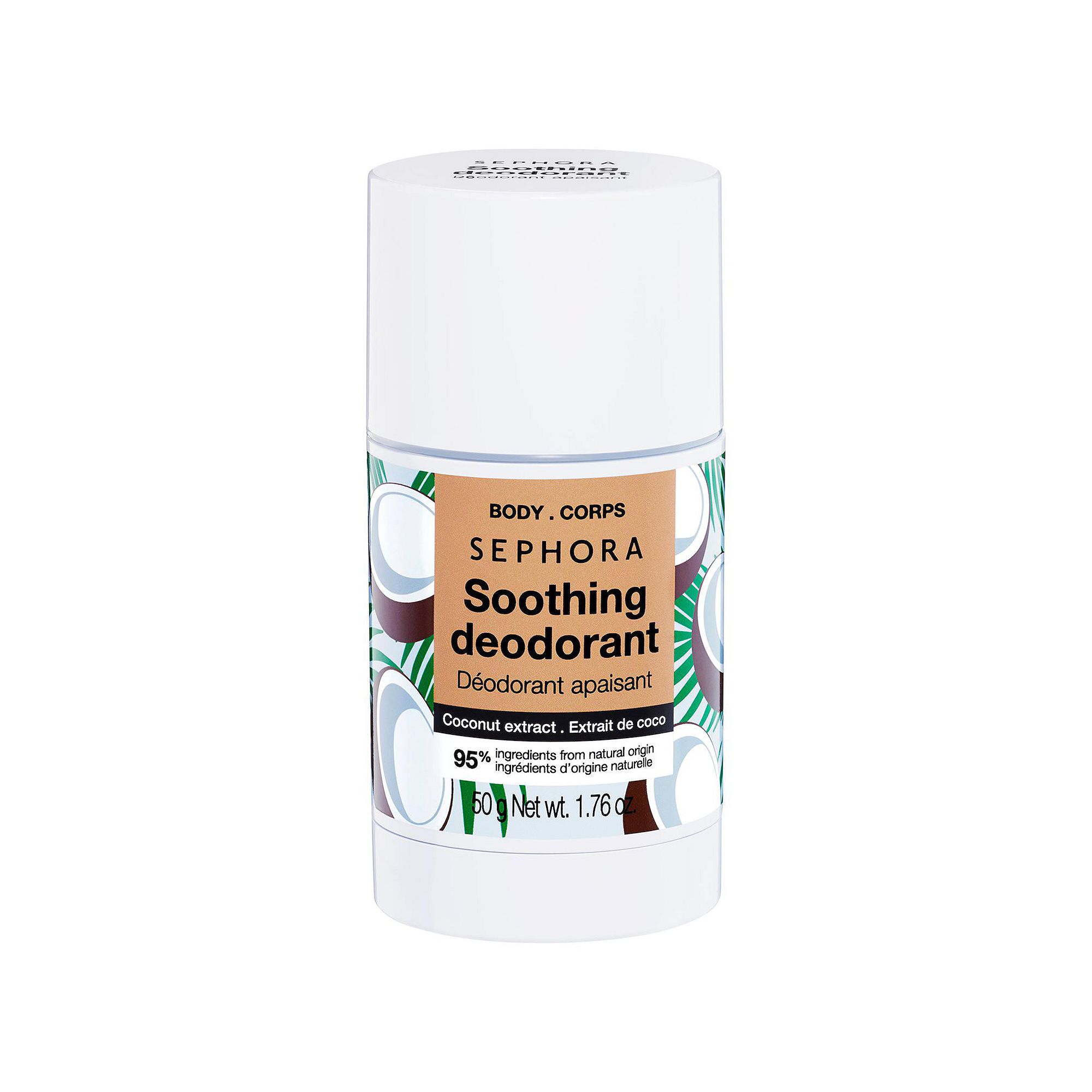 SEPHORA COLLECTION Solid Deodorant in Coconut + Aloe, White