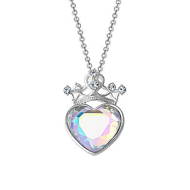 Disney Princess Crystal Heart Pendant Necklace