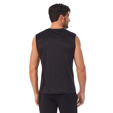 Men's Cuddl Duds Far-Infrared Sleep Enhance Sleeveless Pajama Shirt