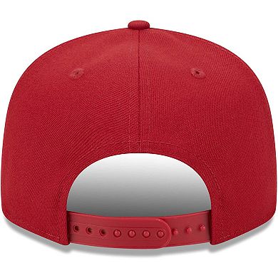 Men's New Era Cardinal Arizona Cardinals Main Script 9FIFTY Snapback Hat
