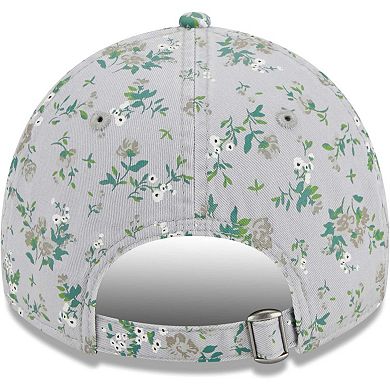 Women's New Era Gray Las Vegas Raiders Bouquet 9TWENTY Adjustable Hat