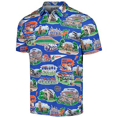 Men's Reyn Spooner Royal Florida Gators Scenic Polo
