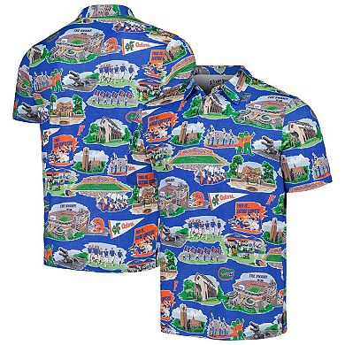 Men's Reyn Spooner Royal Florida Gators Scenic Polo