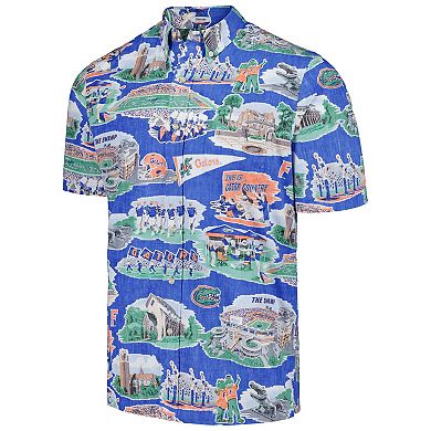 Men's Reyn Spooner Royal Florida Gators Scenic Button-Down Shirt