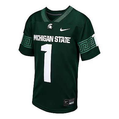 Toddler Nike #1 Green Michigan State Spartans Untouchable Football Jersey