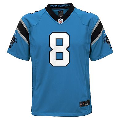 Youth Nike Jaycee Horn Blue Carolina Panthers Game Jersey