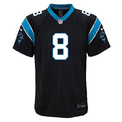 Youth Nike Jaycee Horn Black Carolina Panthers Game Jersey