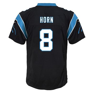 Youth Nike Jaycee Horn Black Carolina Panthers Game Jersey