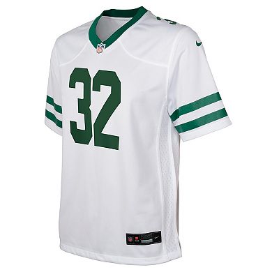 Youth Nike Michael Carter Legacy White New York Jets Game Jersey