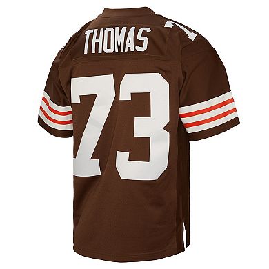 Men's Mitchell & Ness Joe Thomas Brown Cleveland Browns Legacy Replica Jersey