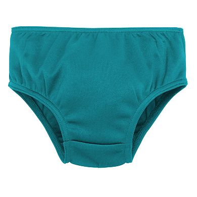 Girls Toddler Aqua Miami Dolphins Cheer Captain Dress with Bloomers