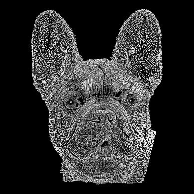 French Bulldog - Men's Word Art Hooded Sweatshirt