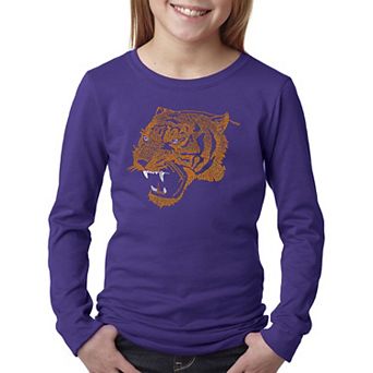 Beast Mode - Girl's Word Art Long Sleeve