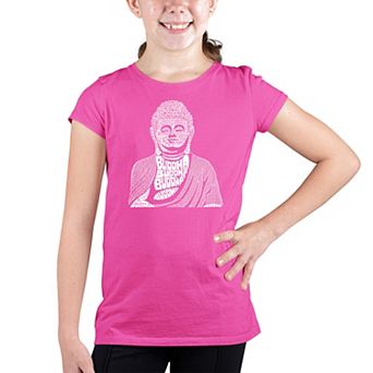 Buddha - Girl's Word Art T-shirt