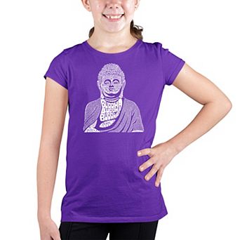 Buddha - Girl's Word Art T-shirt