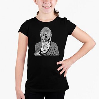 Buddha - Girl's Word Art T-shirt