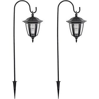 Maggift 34" Hanging Solar Lights: Outdoor Lanterns, Classic Design