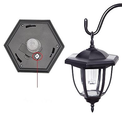 Maggift 34" Hanging Solar Lights: Outdoor Lanterns, Classic Design