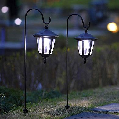 Maggift 34" Hanging Solar Lights: Outdoor Lanterns, Classic Design