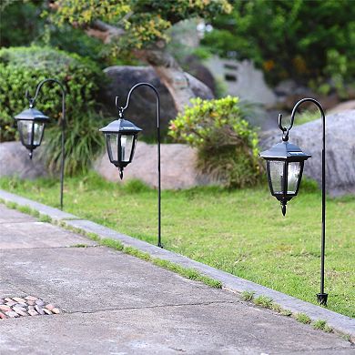 Maggift 34" Hanging Solar Lights: Outdoor Lanterns, Classic Design