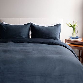 French Linen and Cotton Duvet Cover & Sham Set