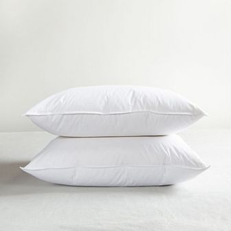 2 Pack Medium White Duck Feather & Down Bed Pillow