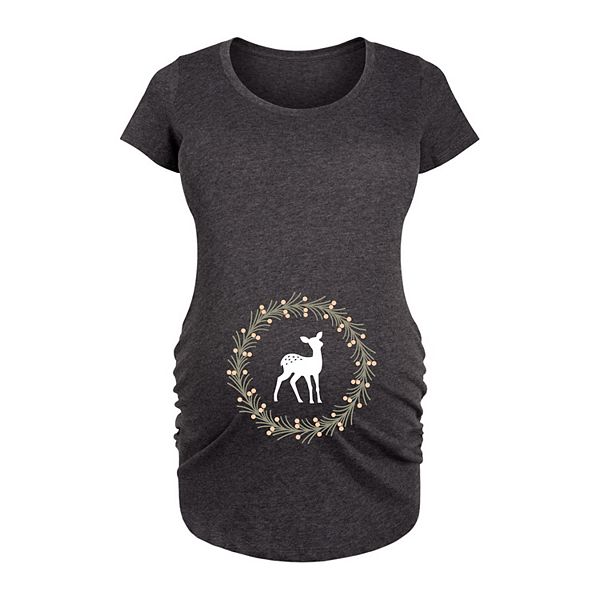 Maternity Baby Deer Graphic Tee