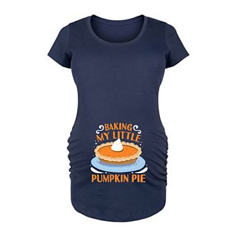 Maternity Baking My Little Pumpkin Pie Graphic Tee