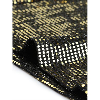 Sequin Pants For Women's Sparkle Stretch Shiny Glitter Flare Pants Bell Bottoms