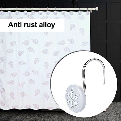 12PCS Snow Curtain Hooks Light Grey