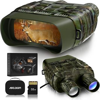 JStoon Night Vision Goggles - Digital Binoculars, 100% Darkness Viewing, HD 1080p