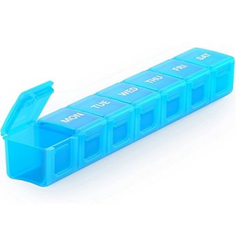 Sukuos Extra Large Weekly Pill Box, Medicine Organizer For Vitamins, Fish Oils & Supplements