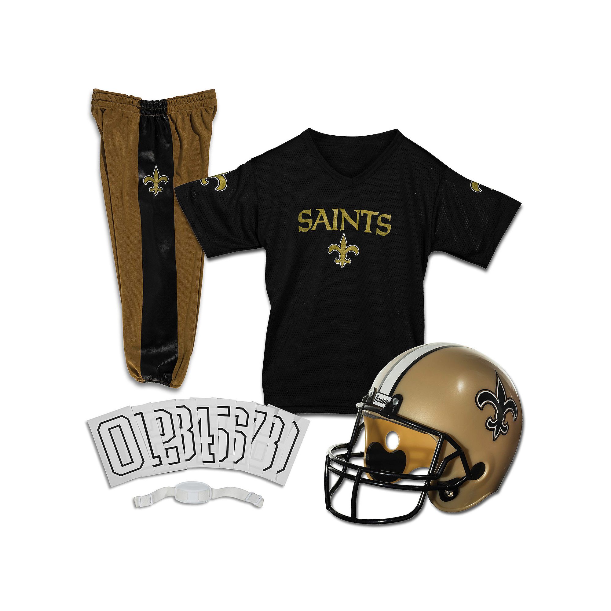 Franklin Sports New Orleans Saints Football Uniform, Team