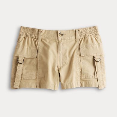 Juniors' SO® Low-Rise Cargo Shorts
