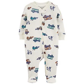 Baby Boy Carter's Car 2-Way Zip Thermal Sleep & Play