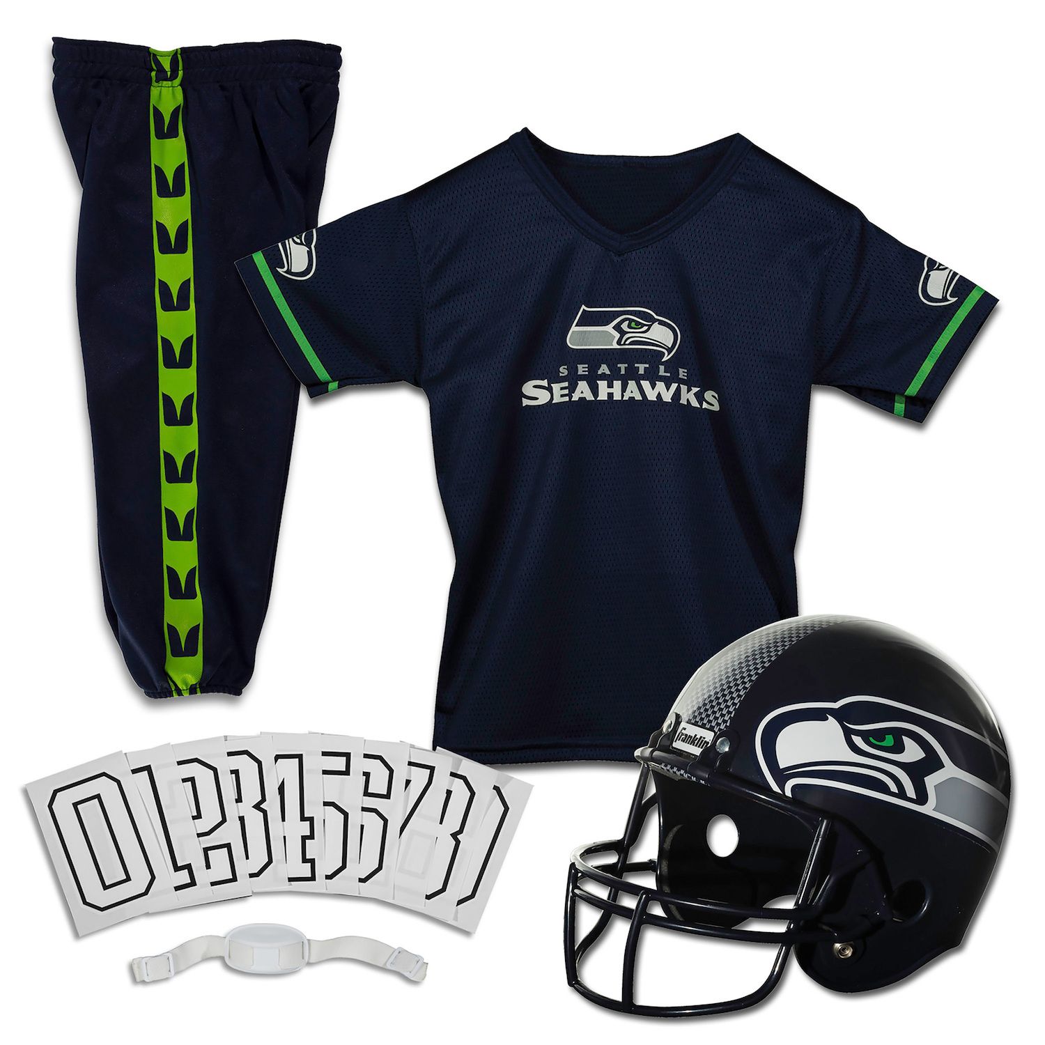 seattle seahawks helmet and jersey