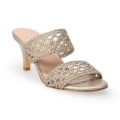 Kohls gold hot sale sandals