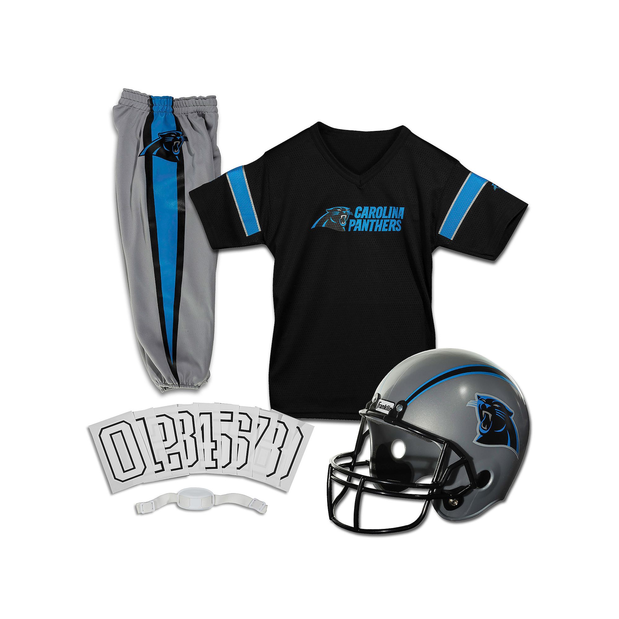 Franklin Sports Carolina Panthers Football Uniform, Team