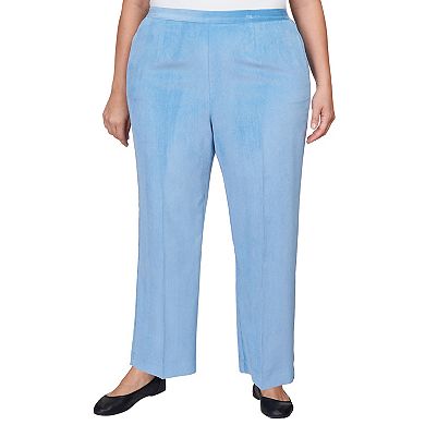 Plus Size Alfred Dunner Sleek Corduroy Average Length Pants