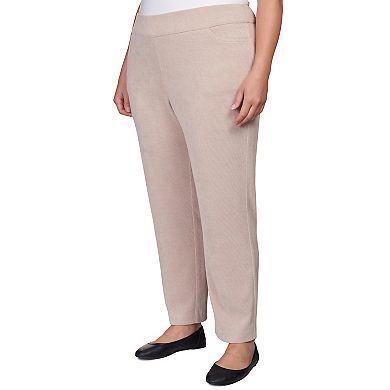 Plus Size Alfred Dunner Knit Corduroy Pull On Short Length Pants