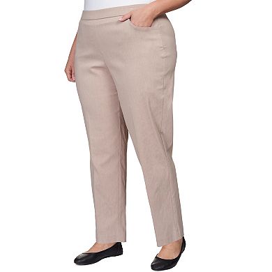 Plus Size Alfred Dunner Allure Fly Front Average Length Pants