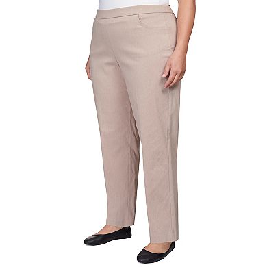 Plus Size Alfred Dunner Allure Fly Front Average Length Pants
