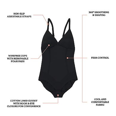 Bali Ultimate Smoothing Firm Control Shapewear Bodysuit DFS105