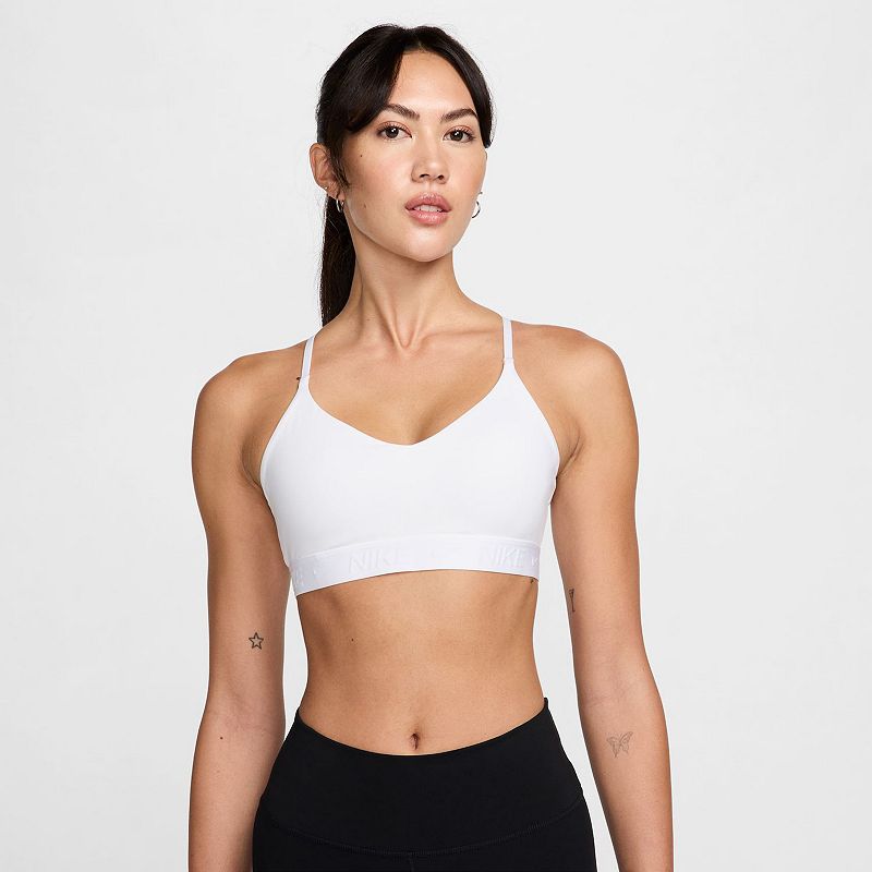 Nike Indy Light Support Padded Sports Bra, Women's, Size: XXL, White