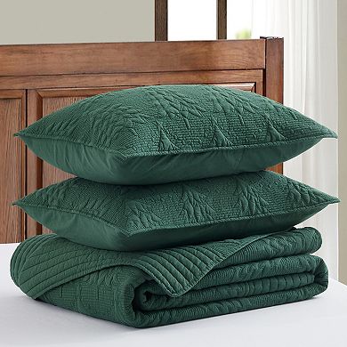 Levtex Home O Christmas Tree Quilt Set